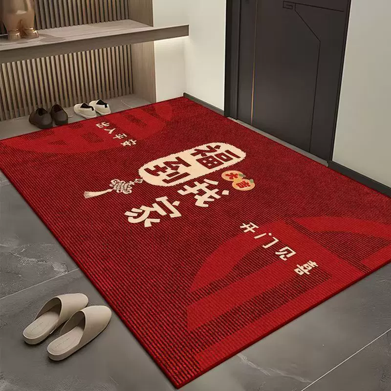 简约入户门地垫耐脏玄关进门脚垫子家用耐磨除尘大门口地毯可代发