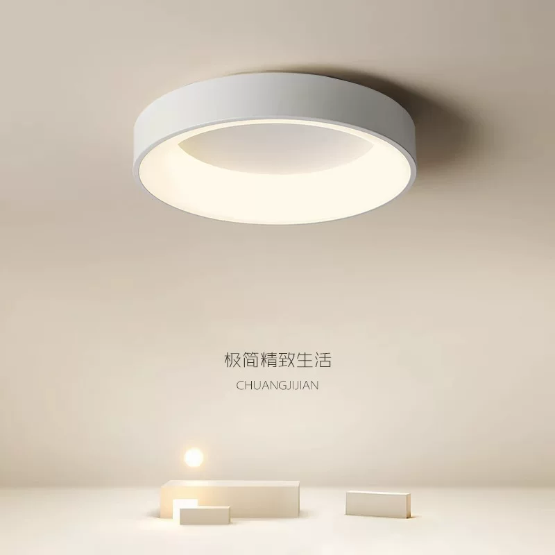 主卧室灯智能吸顶灯跨境北欧简约现代极简圆形餐厅房间灯中山灯具